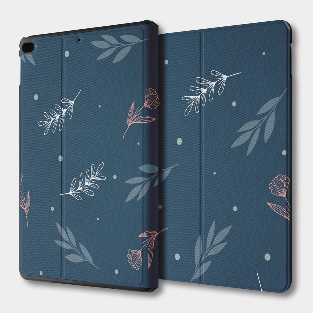 【出清优惠】叶子 iPad mini 翻盖式保护套 平板皮套 092 - 平板/电脑保护壳 - 人造皮革 蓝色