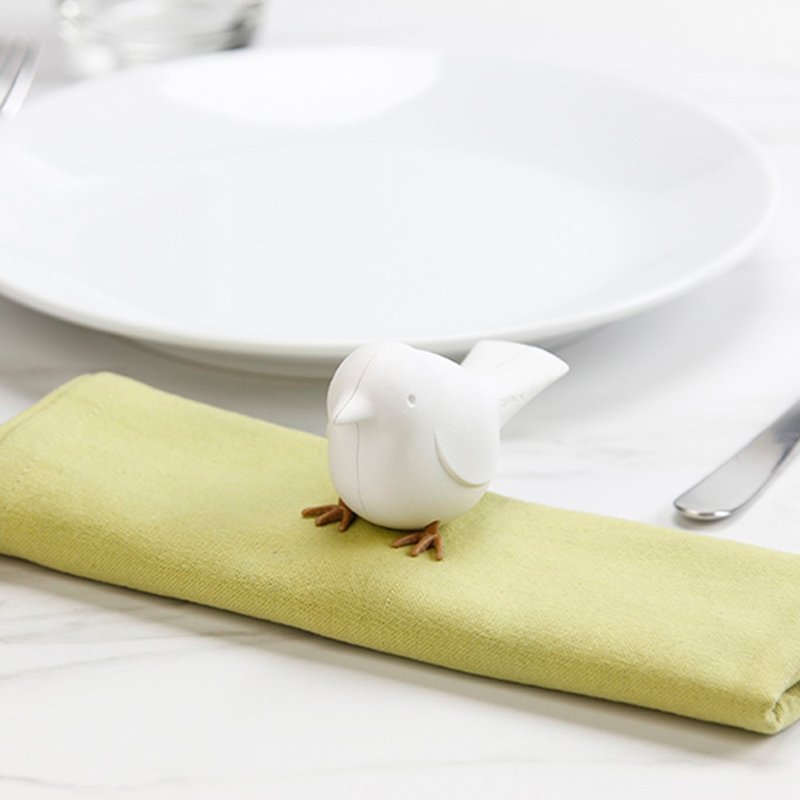 QUALY雀儿-餐巾夹(白) - 厨房用具 - 塑料 白色