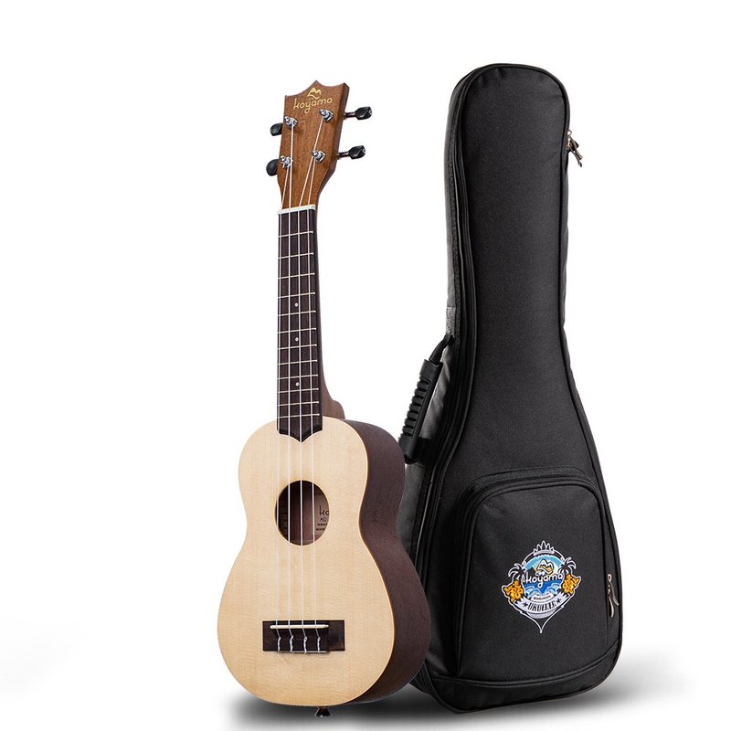 KYM-S11SS 21寸乌克丽丽 云杉单板 大仁哥11系列 Ukulele - 吉他/乐器 - 木头 咖啡色