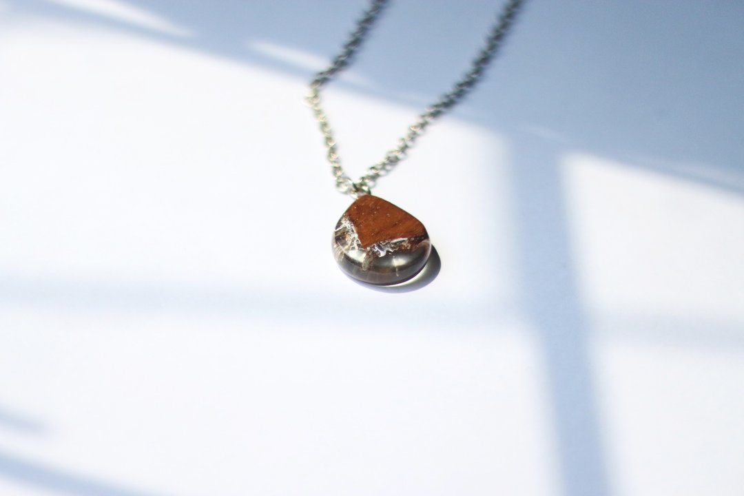 The Original Necklace - 项链 - 木头 白色