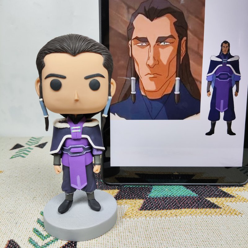 纯手工定制美国Funko Pop 自画肖像公仔娃娃男朋友老公生日礼物 - 玩偶/公仔 - 粘土 多色