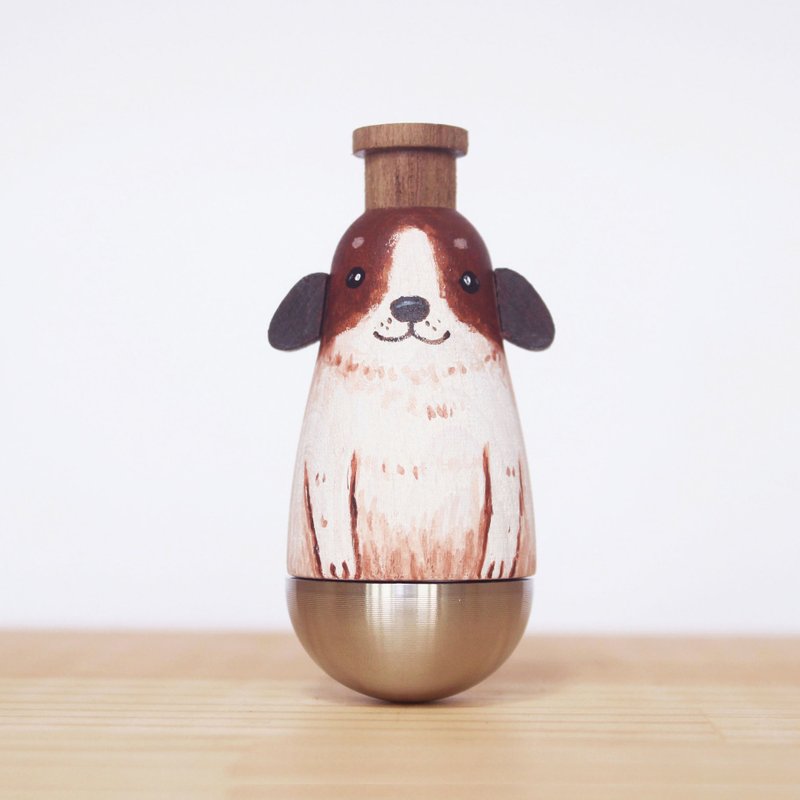 闻森笛 – 圣伯纳犬 卡祖笛 KAZOO 公仔 - 吉他/乐器 - 木头 咖啡色