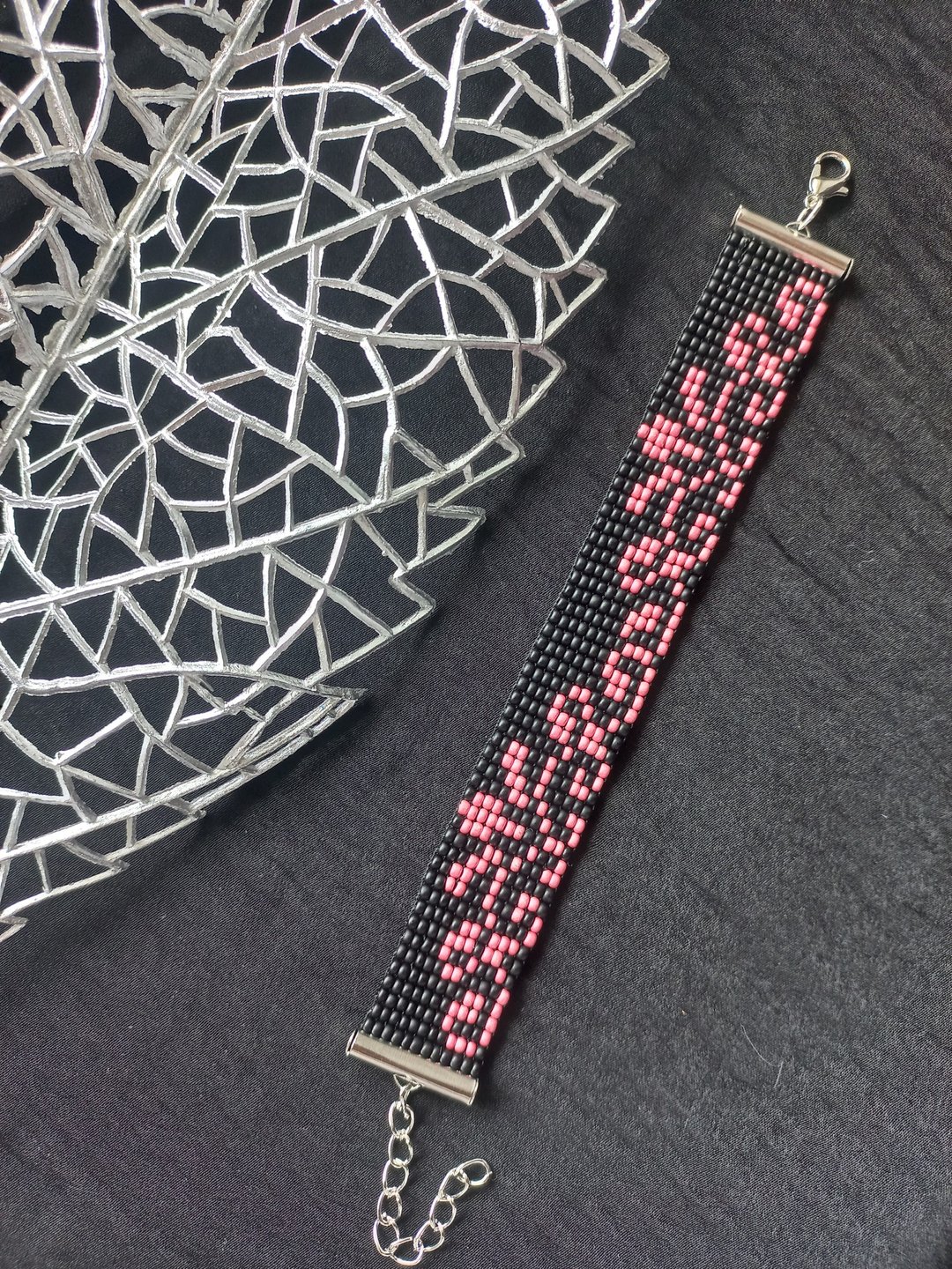 Bracelet beads weave handmade jewelry - 手链/手环 - 琉璃 多色