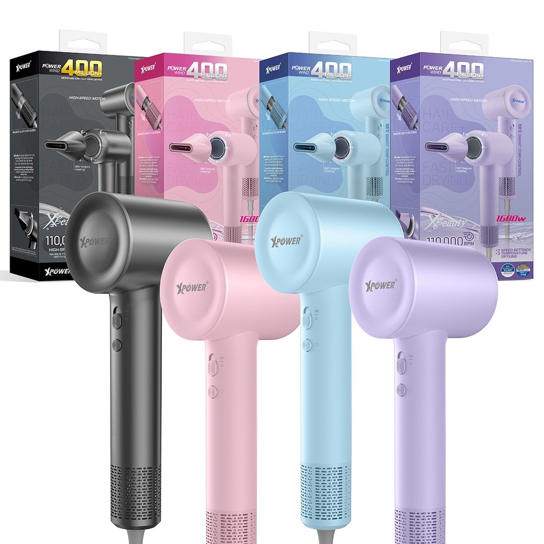 XPower POWERWIND 智能4亿+水润负离子护发速干风筒 - 其他小家电 - 其他金属 多色