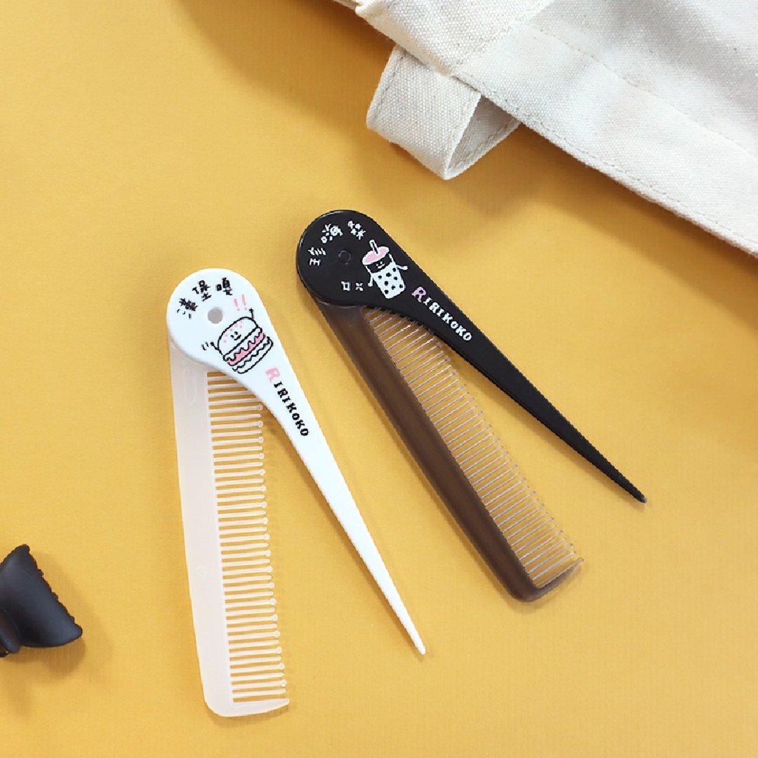 哩哩扣扣 / 尖尾按摩折梳 (2 色) SME-124 - 彩妆刷具/镜子/梳子 - 塑料 