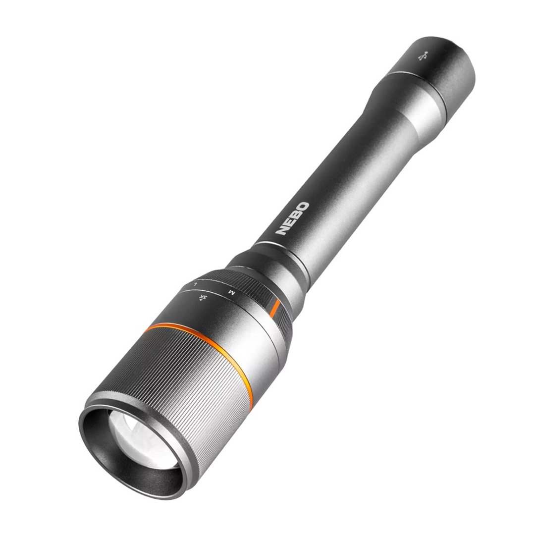 【NEBO】达文西 切换型手电筒-USB充电 5000流明 IP67 - 露营用品 - 其他金属 黑色