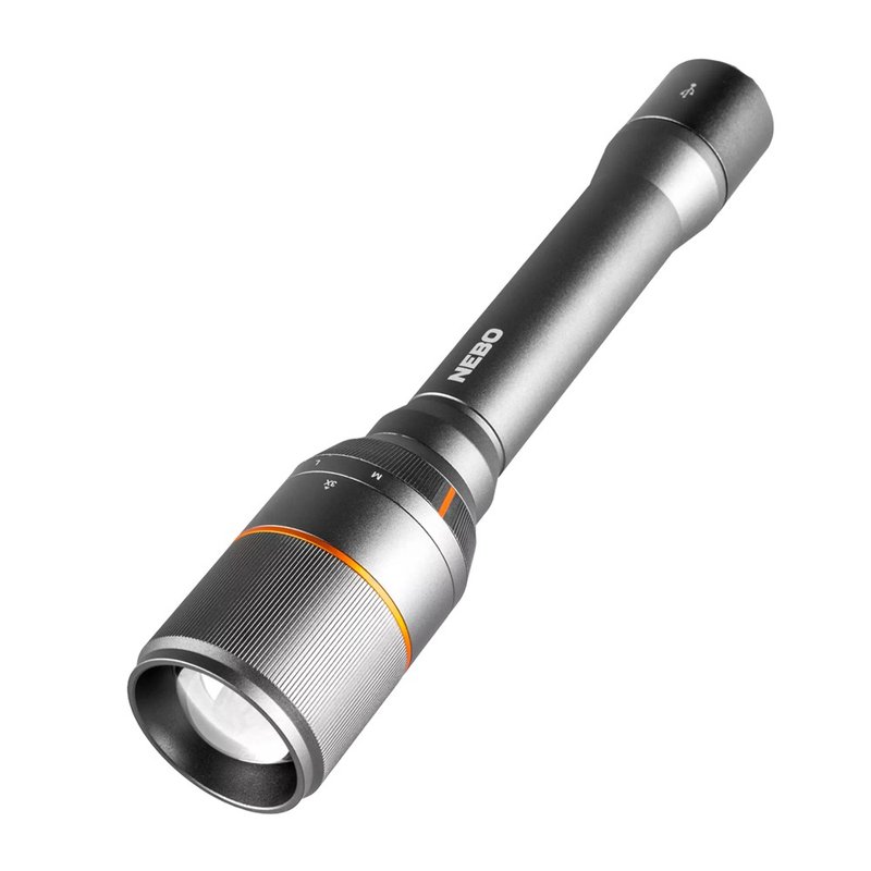 【NEBO】达文西 切换型手电筒-USB充电 5000流明 IP67 - 露营用品 - 其他金属 黑色