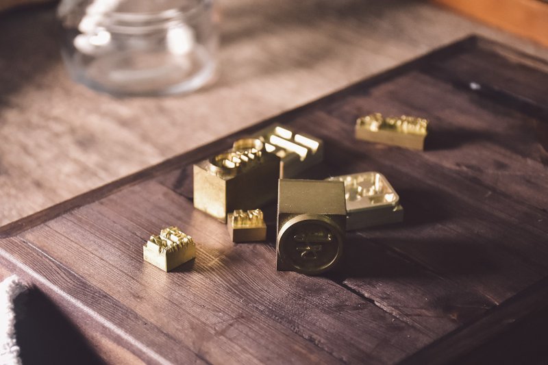 【加购服务】 铜模 文字 订制 定制化 - 其他 - 其他材质 金色