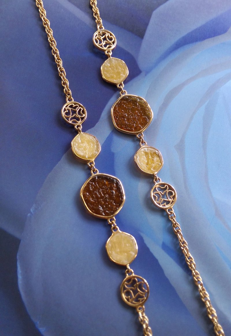 西洋古董饰品。SARAH COV Taste of Honey 项链 - 项链 - 其他金属 金色