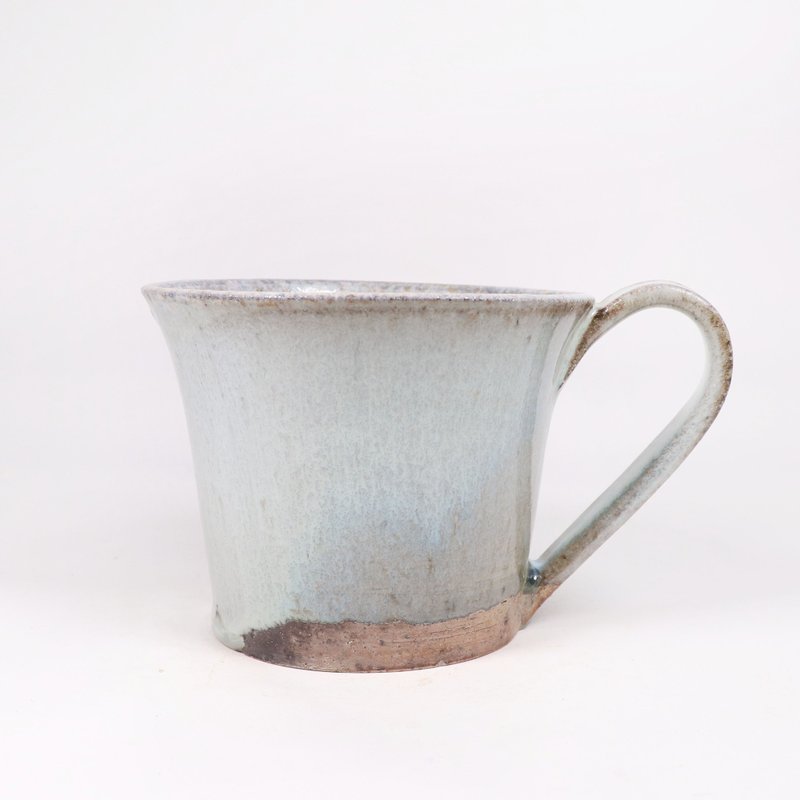 明芽窑 l 柴烧汝釉铜红落灰咖啡杯 - 茶具/茶杯 - 陶 蓝色