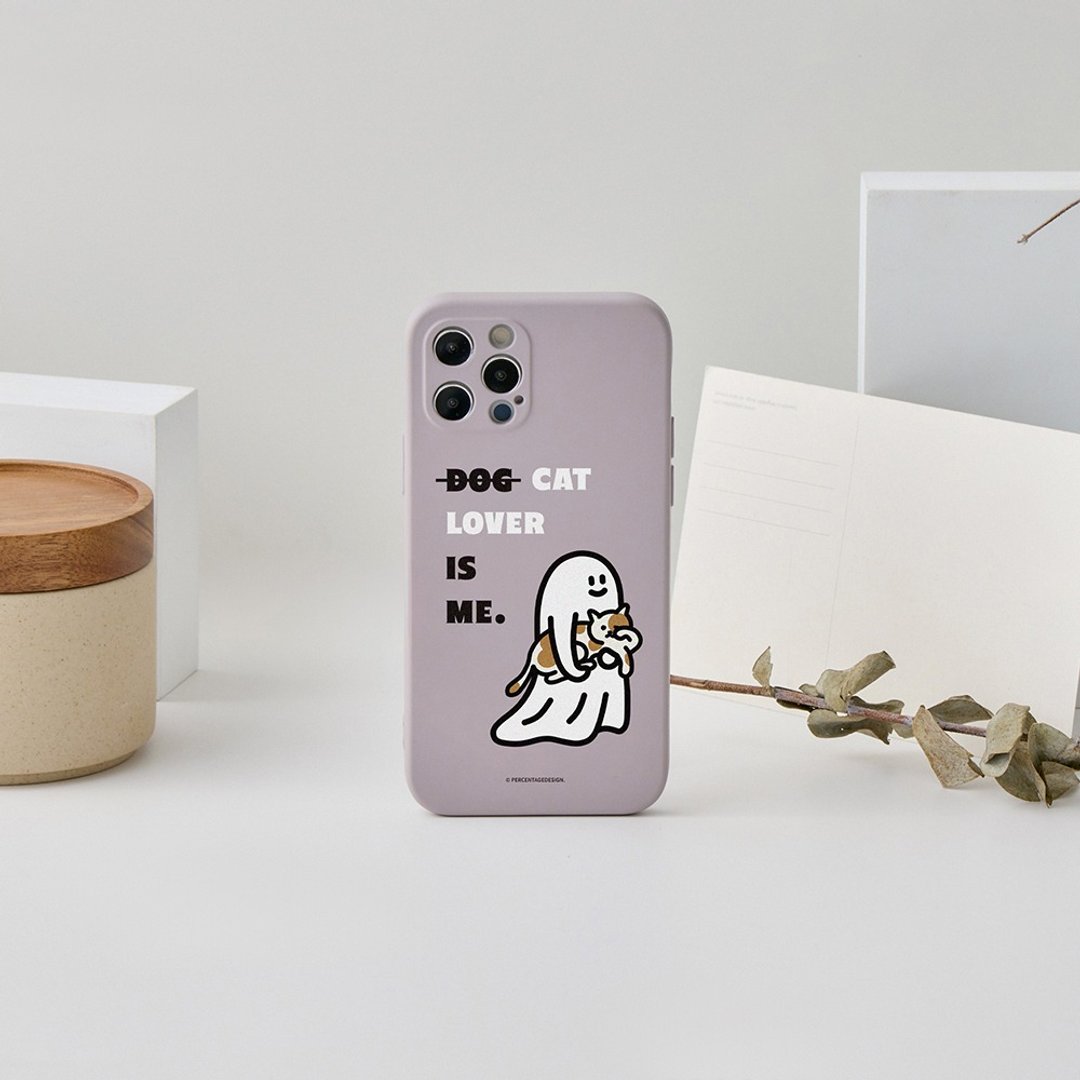 Percentage抱抱猫咪全包iPhone手机壳 - 手机壳/手机套 - 硅胶 多色