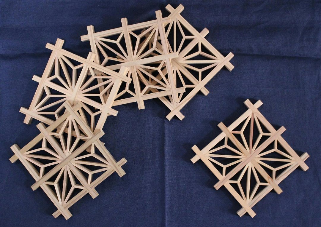 Edo Kumiko Coaster - 其他 - 木头 