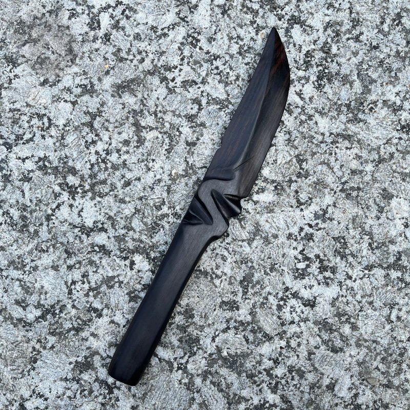 我贩剑　妖刀　惑罭　艺术木刀　手工木剑　匕首　魔剑纸镇 - 摆饰 - 木头 黑色