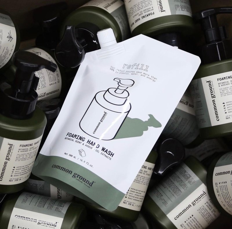 慕慕有机 common ground 云朵泡泡洗手慕丝补充包 - 洗手用品 - 环保材料 白色