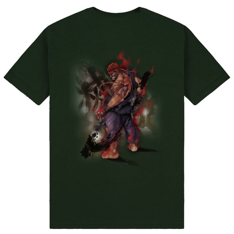 绿色杀意隆T-shirt (街头霸王/快打旋风/Street Fighter系列) - 中性连帽卫衣/T 恤 - 棉．麻 