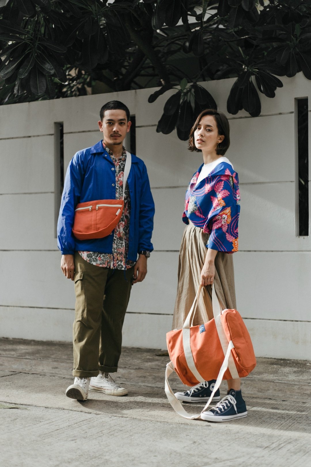 福袋 - Duffle 与 Belt bag 的悠闲日常 / 自由配色！ - 侧背包/斜挎包 - 棉 红色