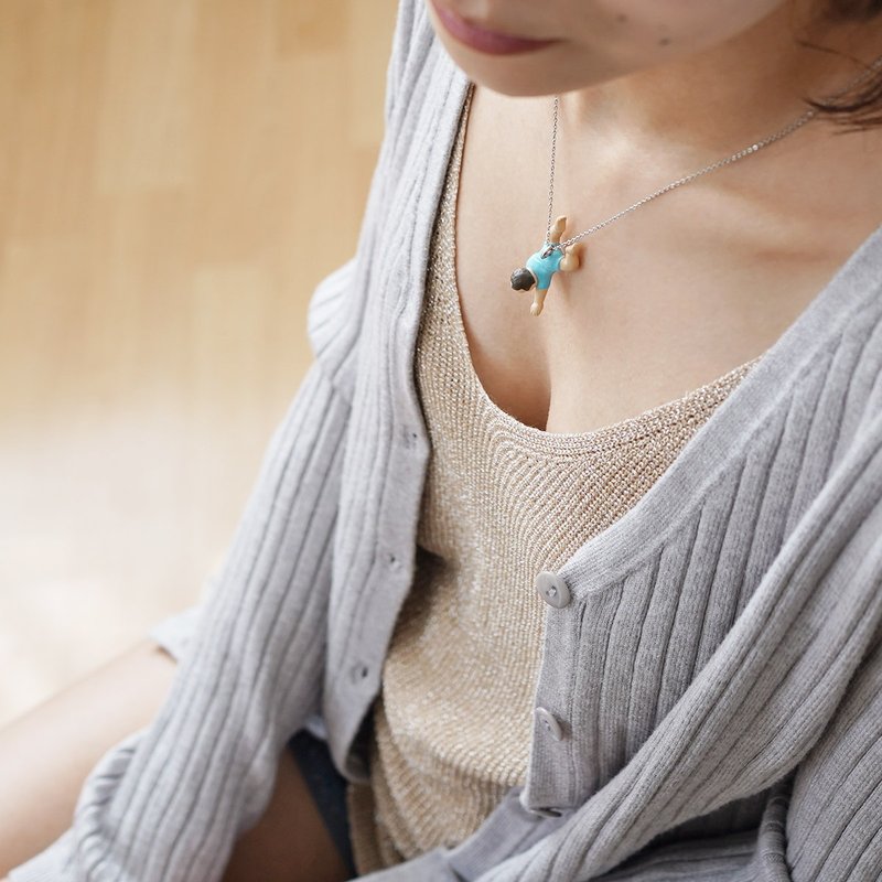 マシマロハンターNecklace / ベイビー - 项链 - 塑料 蓝色