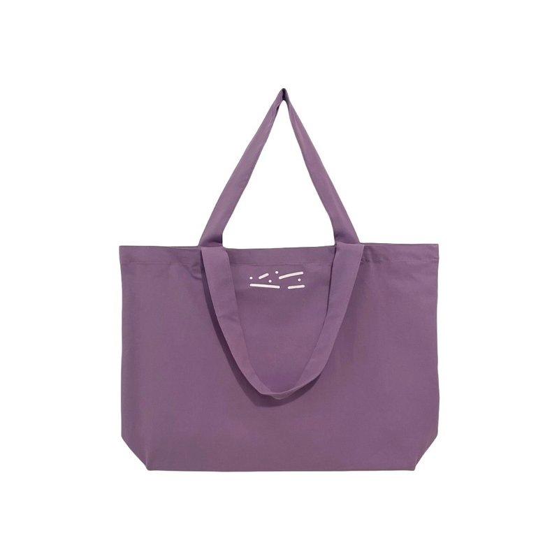 复古购物袋 (蓝色、红色、绿色、紫色) - 其他 - 棉．麻 紫色