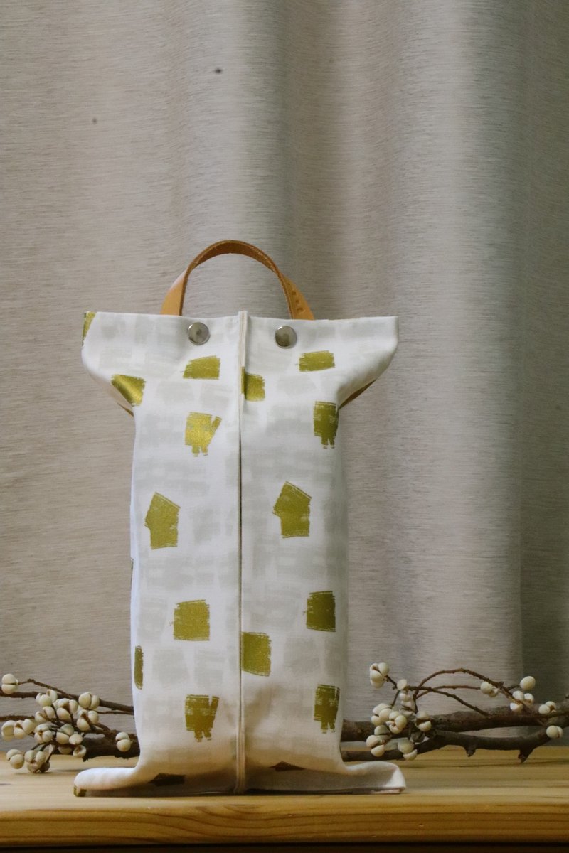 卫生纸套|家用|车用|露营|可拆式皮革挂绳 - 纸巾盒 - 棉．麻 多色