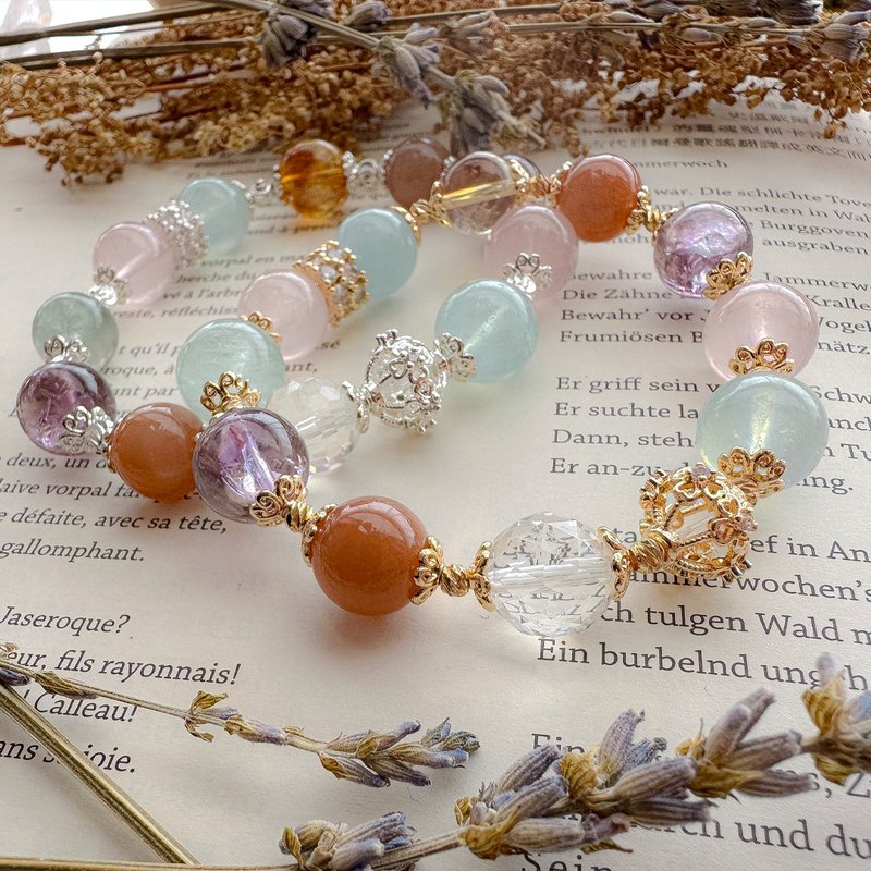 独家设计款 - 羽光轻舞 - 手链/手环 - 水晶 多色