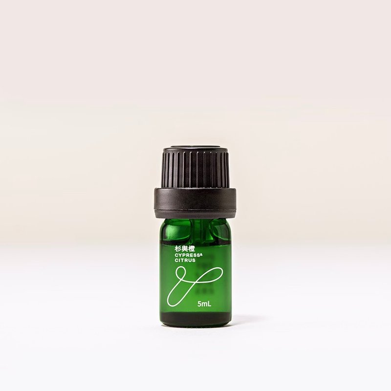【100%天然植物萃取】阿里山日出精油 5mL | Cycitrus 杉与橙 - 香薰/精油/线香 - 玻璃 绿色