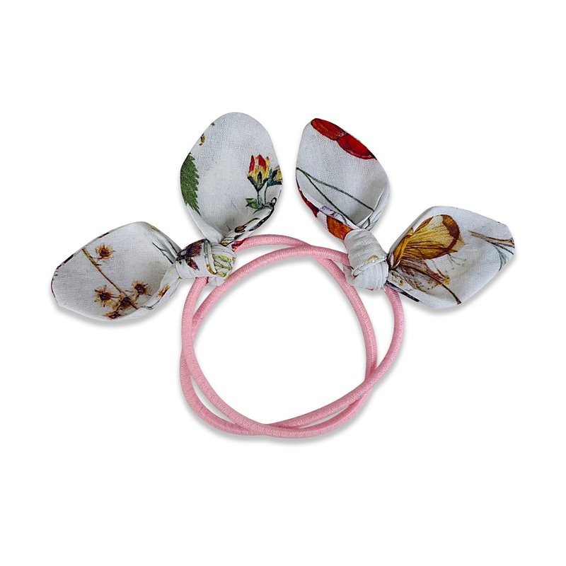 澳洲Josie Joan's 手工小兔耳蝴蝶结发圈  - Melissa - 发饰 - 棉．麻 