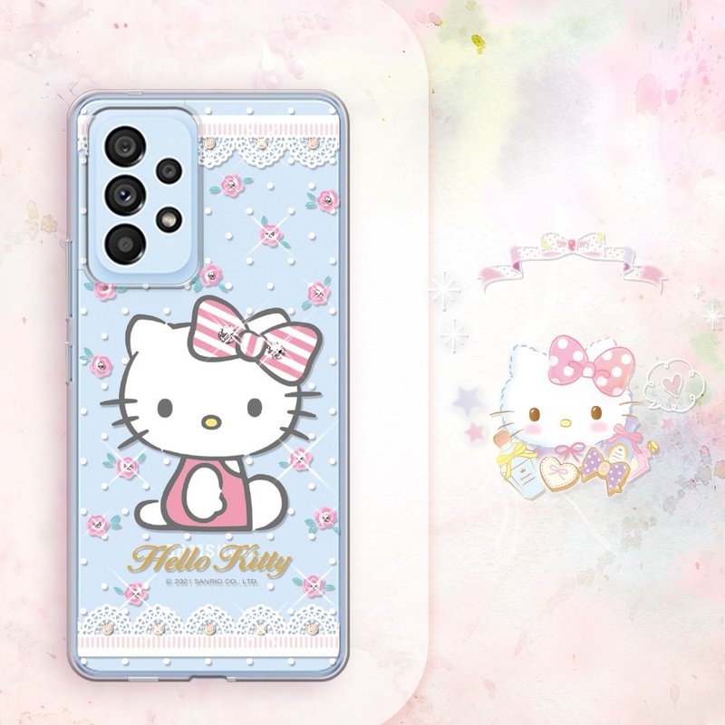 Samsung Galaxy A53 5G 轻薄军规防摔彩钻手机壳-凯蒂蕾丝梦 - 手机壳/手机套 - 其他材质 多色