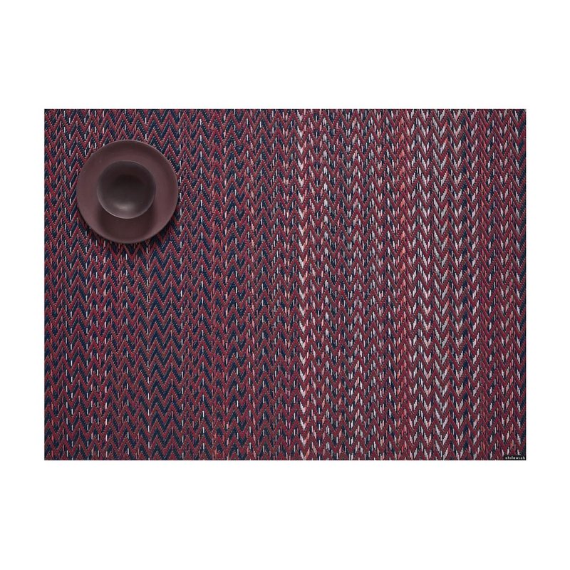 斜纹渐层Quill系列餐垫-36X48CM(野桑红/Mulberry) - 餐垫/桌巾 - 塑料 绿色