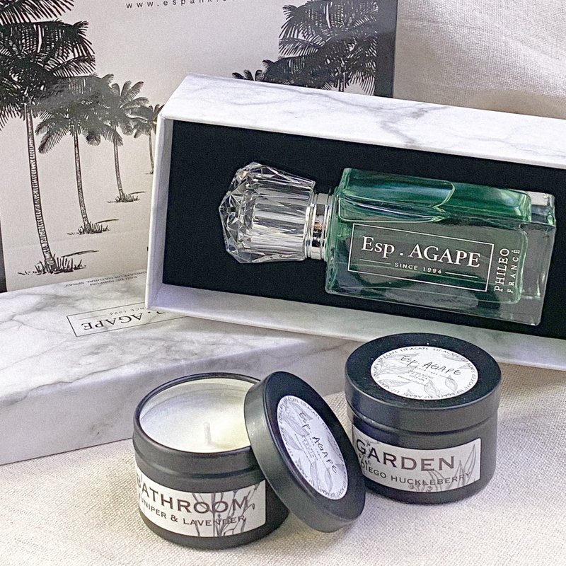 【88折福袋】超值自选法国香水 & 随机Home Collection迷你蜡烛 - 蜡烛/烛台 - 蜡 白色