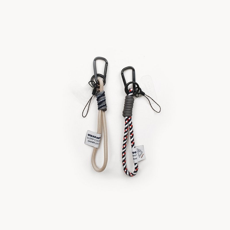香港品牌 Urban Outdoor系列 短款多用途手机挂绳匙扣挂饰 附夹片 - 手机配件 - 聚酯纤维 多色