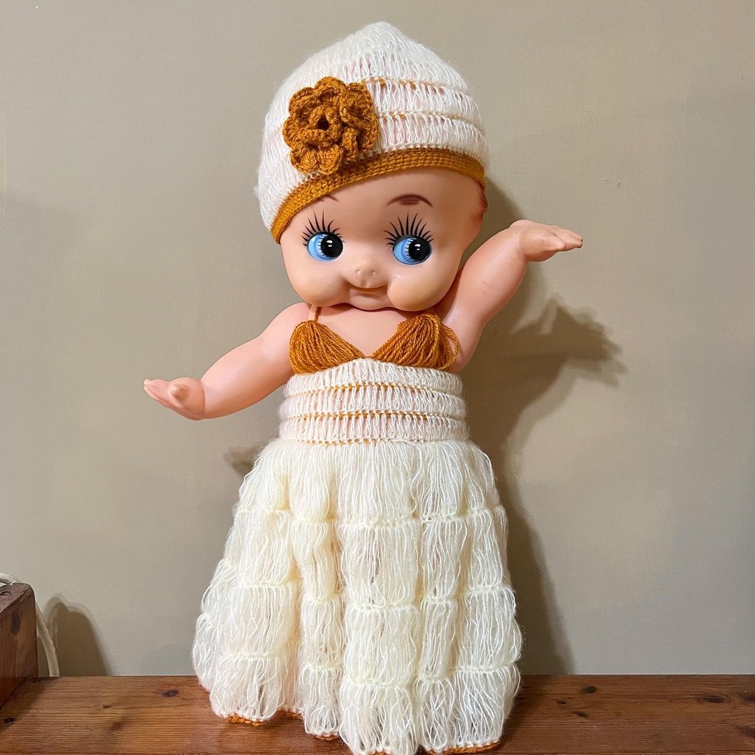 日本Kewpie Q比娃娃店头 52厘米 - 玩偶/公仔 - 塑料 多色