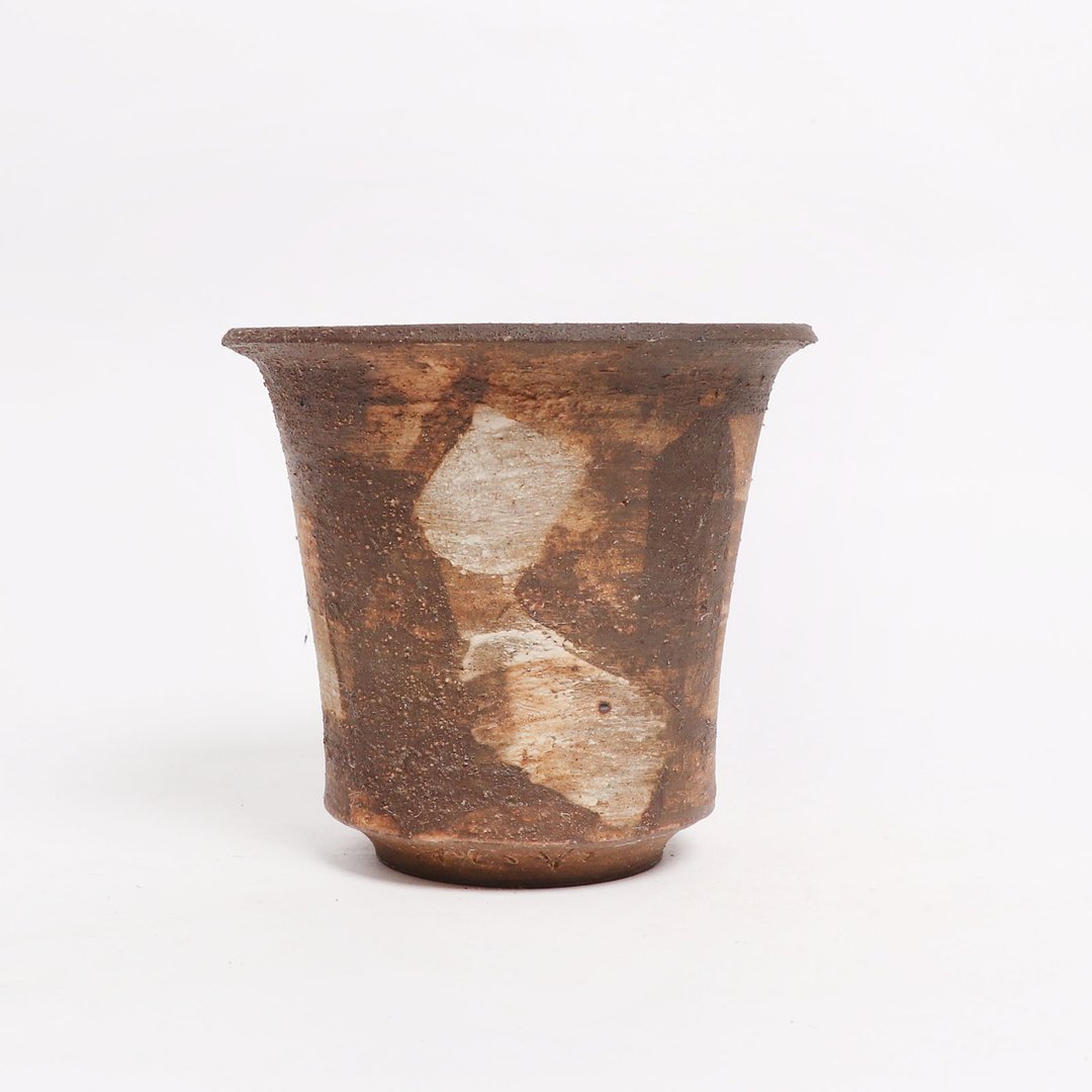 明芽窑 l 妆点生活多层次盆器 植木钵 植物钵 H5 - 花瓶/陶器 - 陶 咖啡色