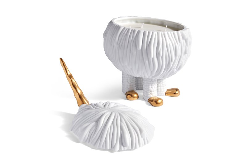 白色独角兽蜡烛【L'Objet】 - 蜡烛/烛台 - 瓷 