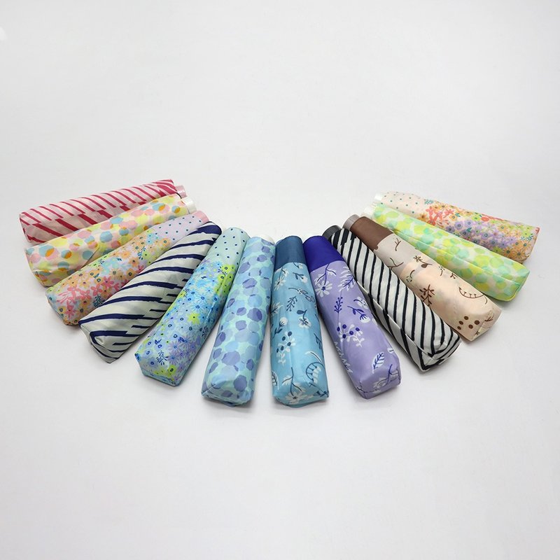 日本同步【日系花布轻盈折伞】日系风格 折叠伞 手开伞 - 雨伞/雨衣 - 碳纤维 多色