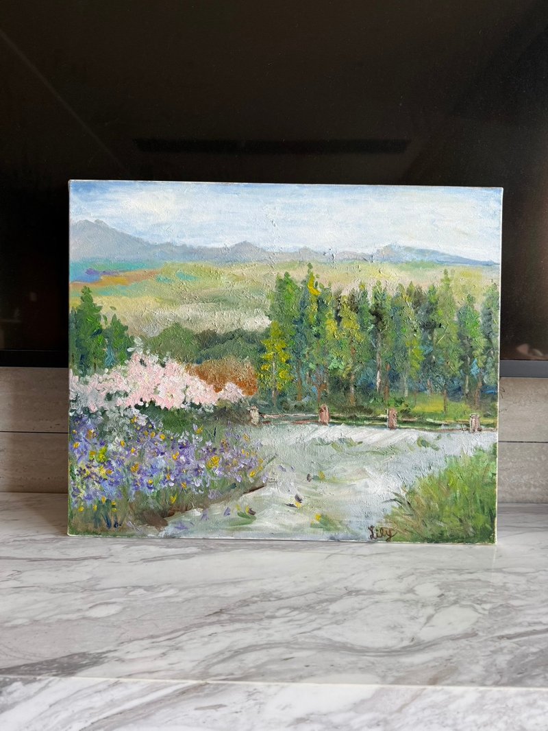 原野静光 - 绿野风景油画 手绘原作 - 海报/装饰画/版画 - 棉．麻 