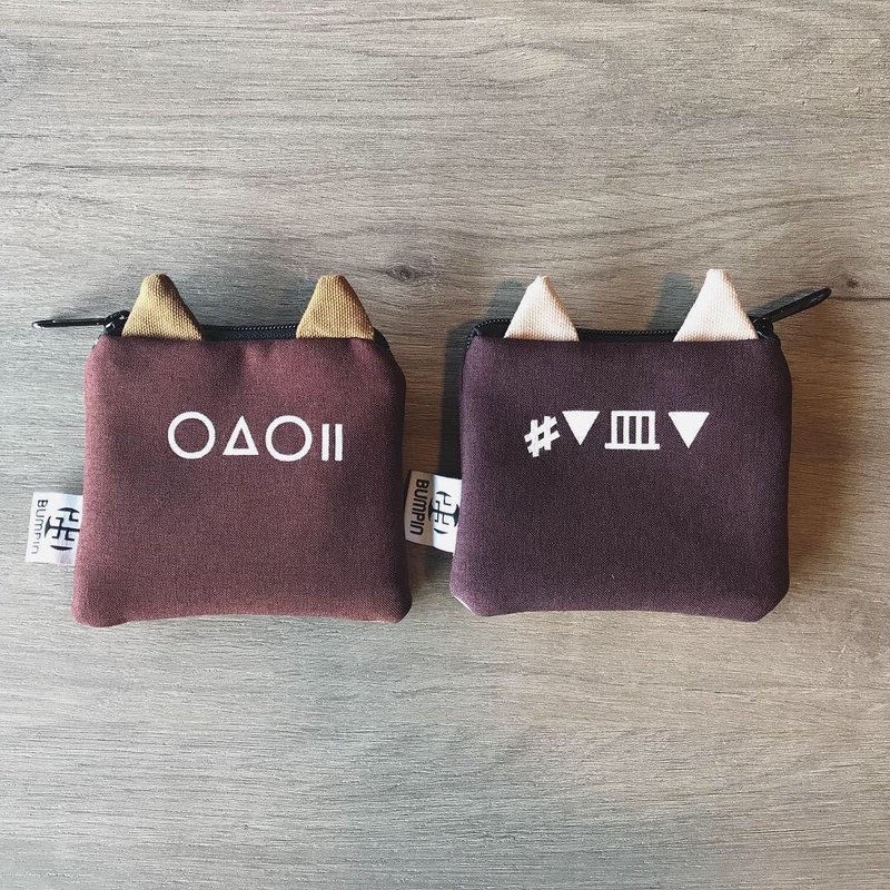 猫咪颜文字 - 零钱包 - 其他材质 多色