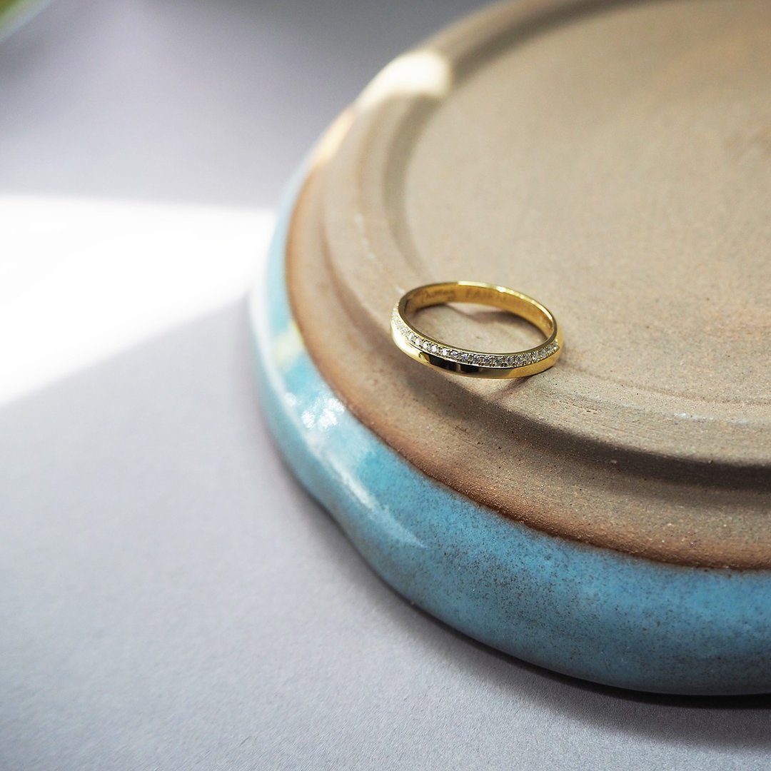 complement af ring k_互补af戒指k K金 对戒 婚戒 求婚戒 订婚戒 - 戒指 - 贵金属 金色