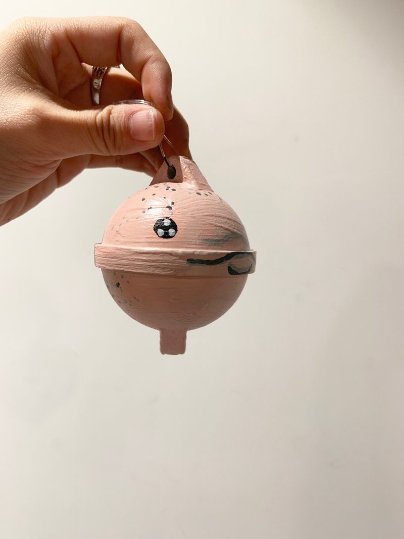 中华白海豚浮球 - 吊饰 - 塑料 黄色