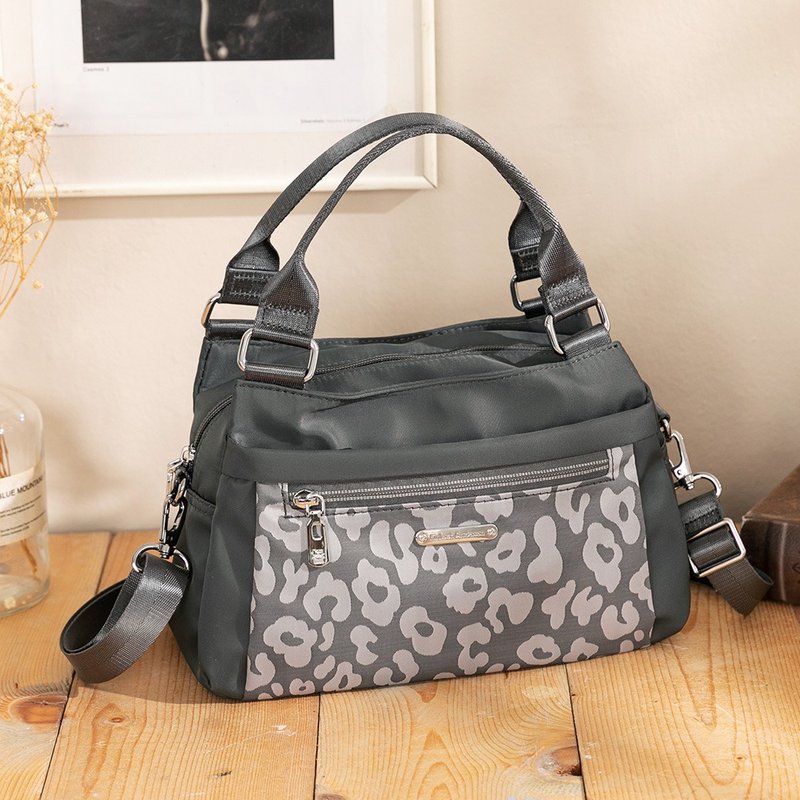 【金安德森】丛林漫游 休闲2Way斜侧包-岩石灰 - 侧背包/斜挎包 - 聚酯纤维 灰色