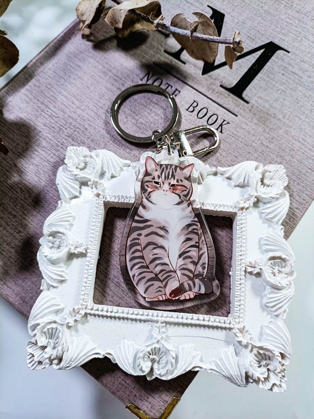 ME190_奇怪貓strange cat /晶透吊飾_鑰匙圈 - 钥匙链/钥匙包 - 塑料 多色