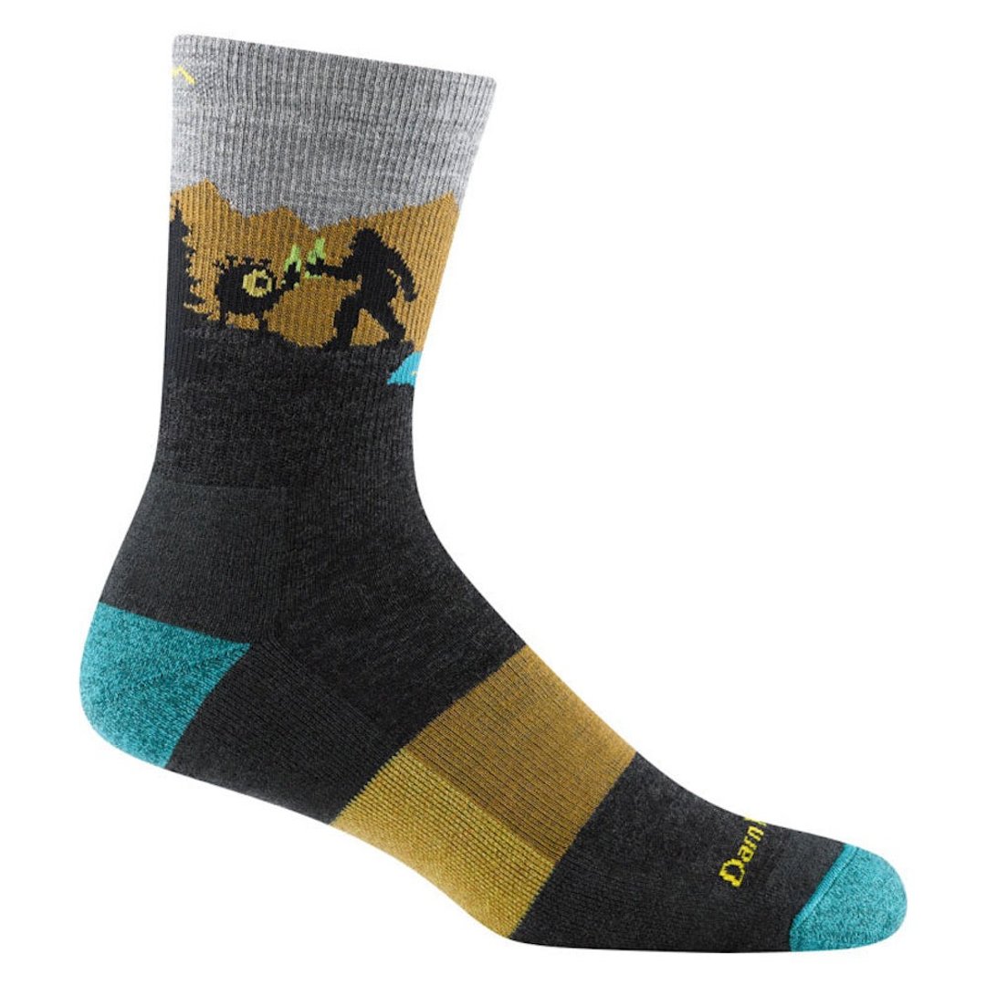 【Darn Tough】男款 5014Men's Close Encounters Micro Crew Mid - 袜子 - 羊毛 灰色