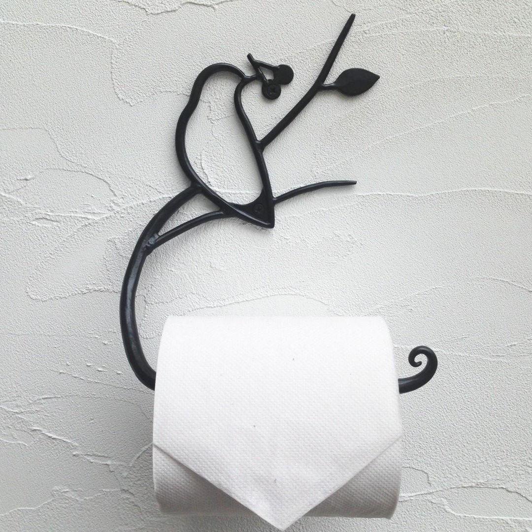 Baby toilet paper holder - 卫浴用品 - 其他金属 黑色