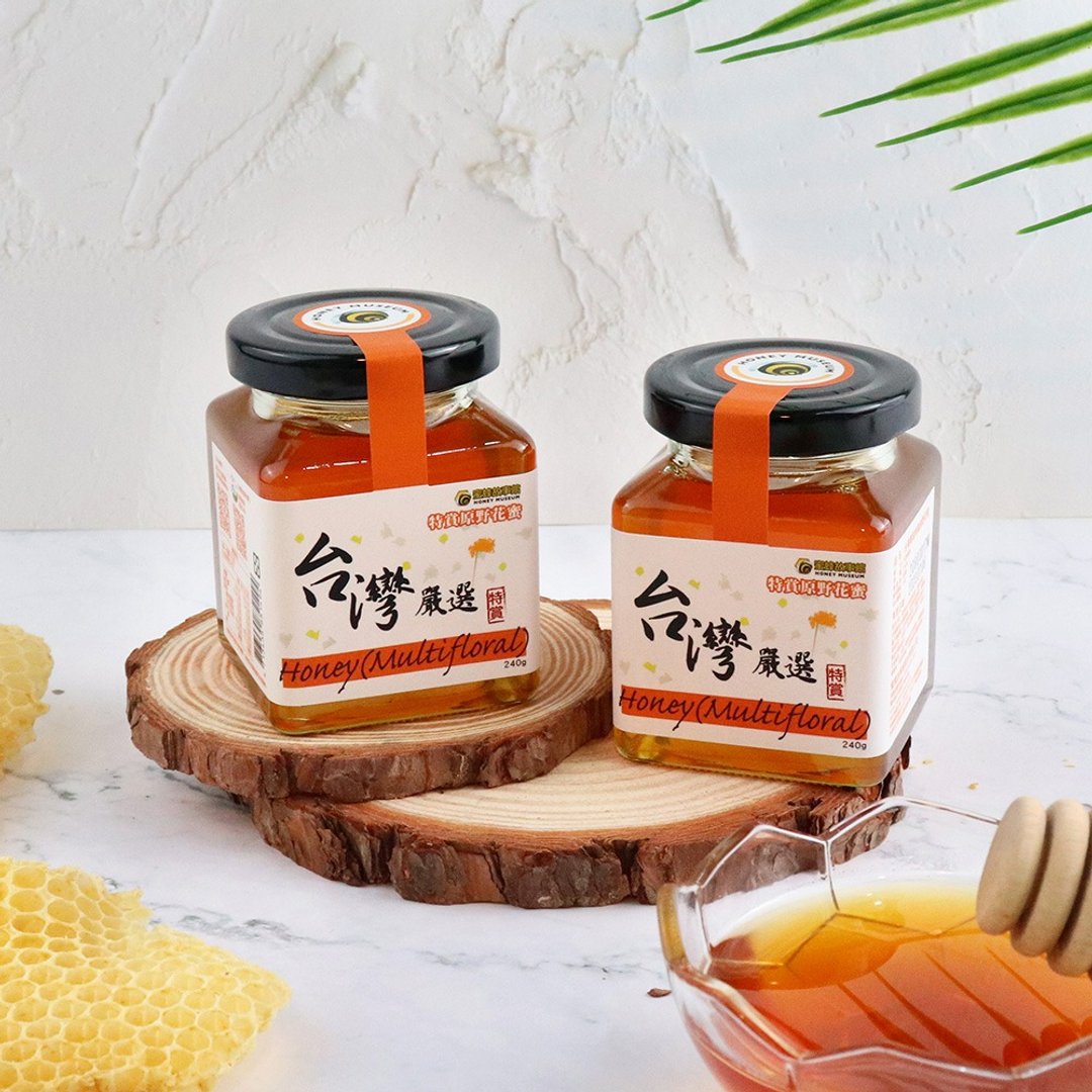 蜜蜂故事馆 台湾严选特赏原野花蜜240g - 蜂蜜/黑糖 - 新鲜食材 橘色