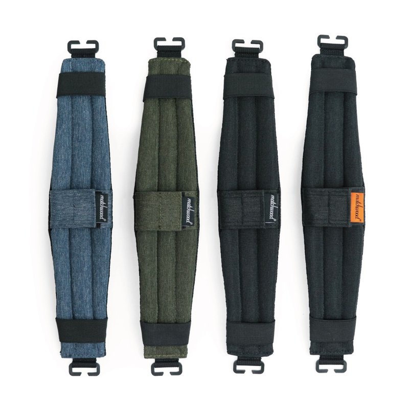 肩膀救星 Matchwood Shoulder Pads 减压背带 加厚的内衬泡棉 MIT - 侧背包/斜挎包 - 防水材质 黑色