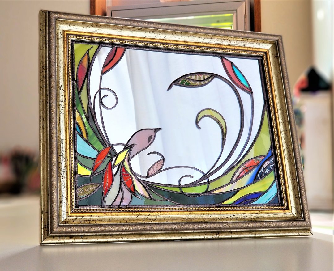 Antique style interior mirror  Phoenix - 其他 - 玻璃 多色