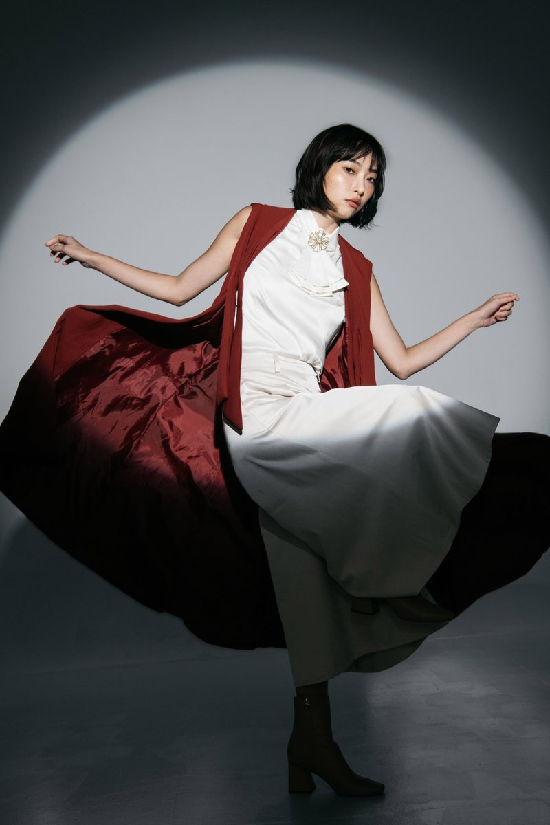 Memory Producer 伞状A字八分裤 - 女装长裤 - 其他人造纤维 白色