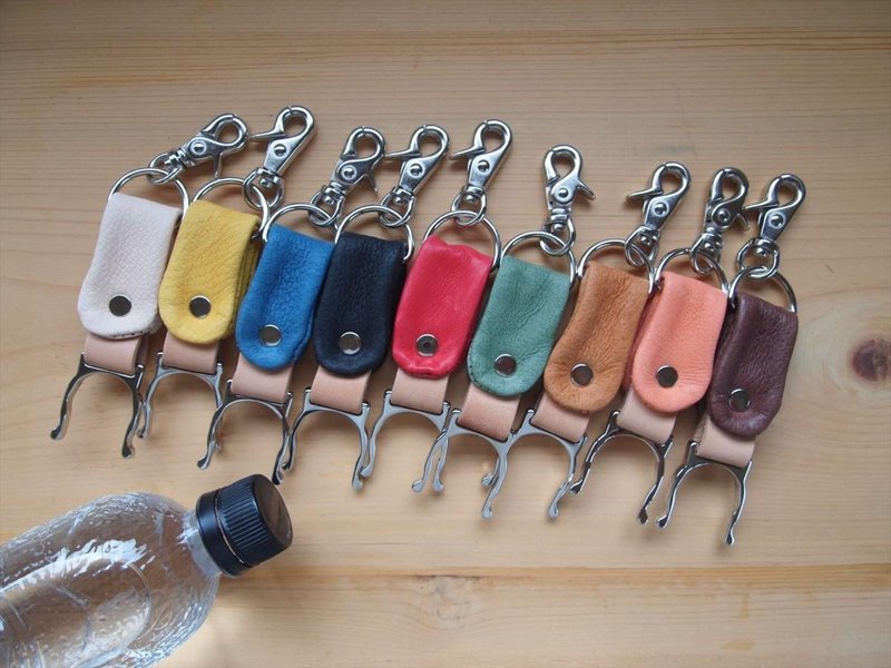 Pig leather * PET bottle holder * 9 colors * Leather - 其他 - 真皮 卡其色