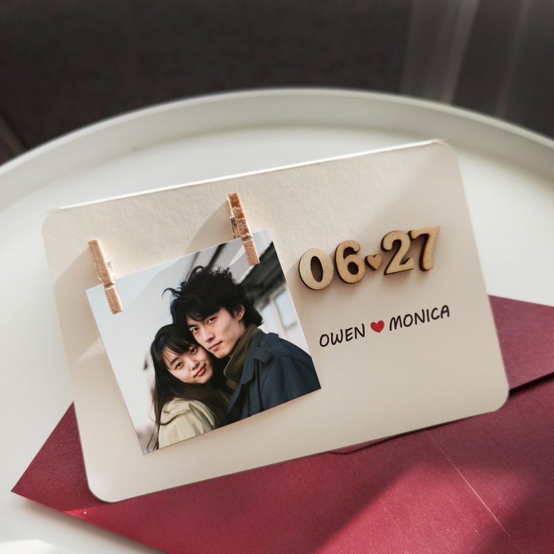 定制化立体贺卡圣诞节新年元旦高级对折卡片 - 卡片/明信片 - 纸 