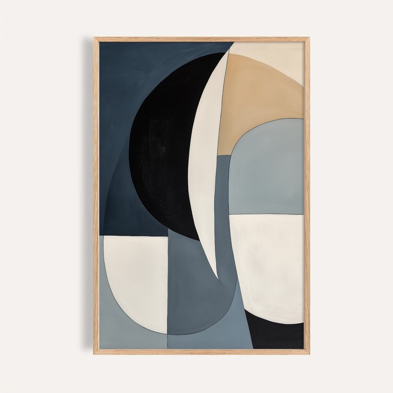 静谧几何 Silent Geometry / 当代抽象几何挂画 画芯 海报 - 海报/装饰画/版画 - 纸 