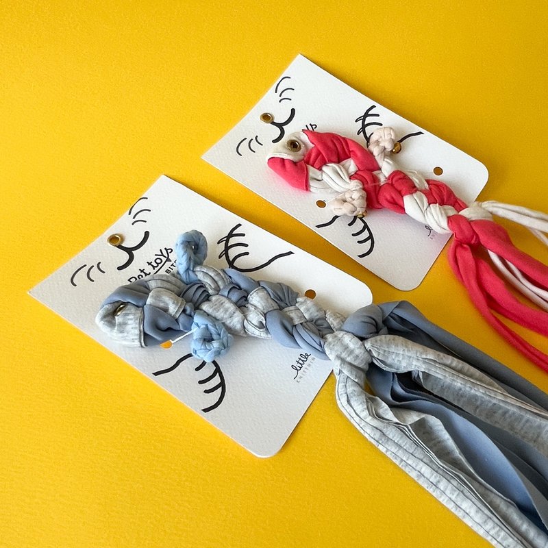 鲑鱼色逗猫玩具 - 玩具 - 聚酯纤维 红色